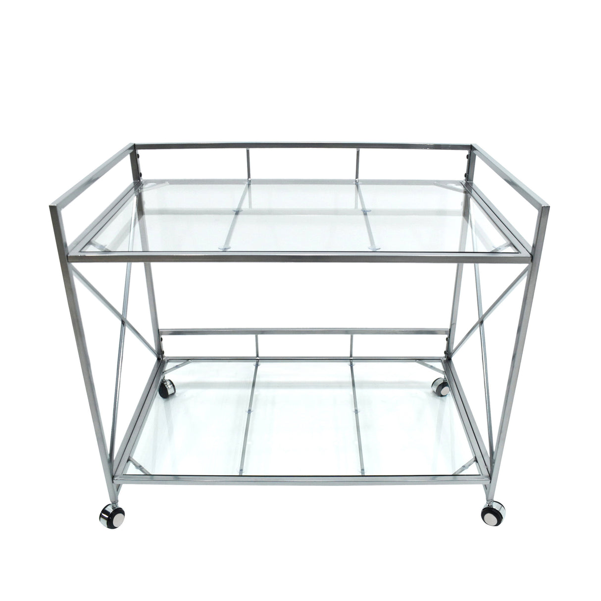 Amber bar cart
