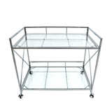 Amber bar cart