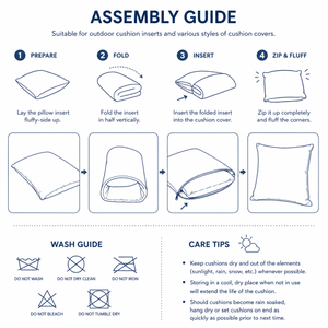6 Pack Outdoor Pillow Covers - 18x18 Inch