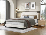 Verona Linen Upholstered Platform Bed