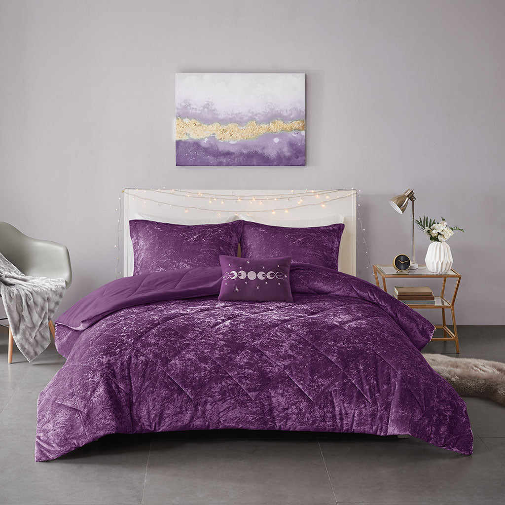 Velvet comforter set - 1  twin/twin xl