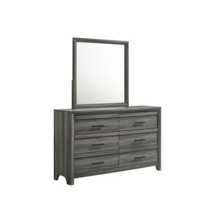 Denver - 6 Drawer Dresser - Gray