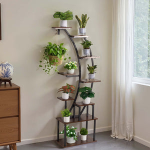 63 in Tall Indoor Plant Stand with Grow Lights