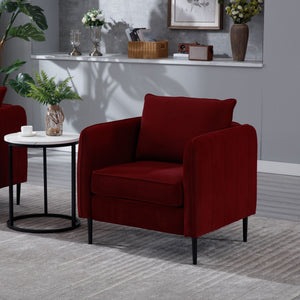 Accent Chair With Pillow For Living Room