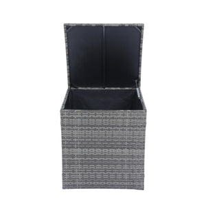 8 Piece Patio Sectional Wicker Rattan Outdoor Sofa Set with Storage Box