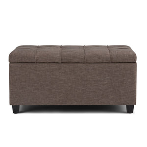 Sienna - Upholstered Storage Ottoman Bench