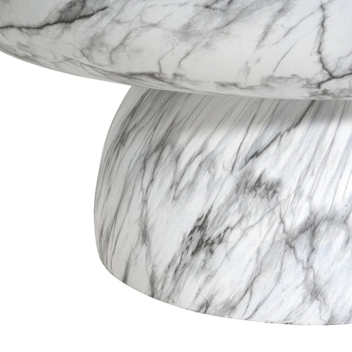 MGO Faux Marble Coffee Table for Both Indoor and Outdoor Use