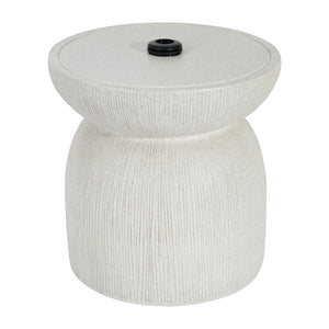 Odelia MGO Outdoor Patio Side Table Umbrella Base