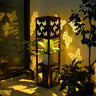Solar Garden Lantern with Flower Stand – LED Outdoor Light with Butterfly & More