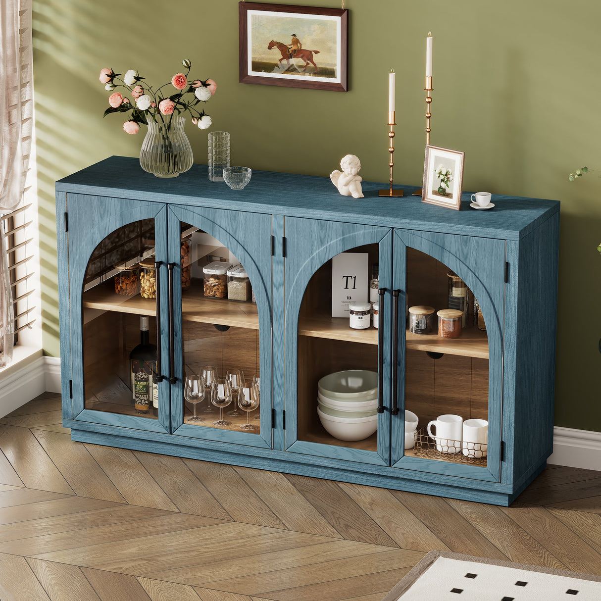 4-Door Large Storage Sideboard