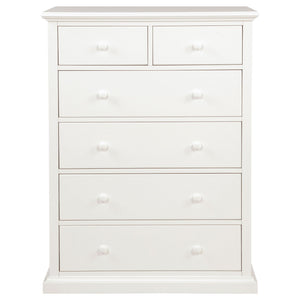 Sumerlin 6-drawer Bedroom Chest of Drawers White