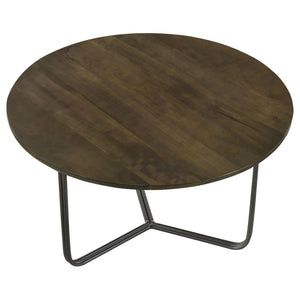 Accent Table With Slim Tripod Base - Brown