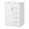 Modern Bathroom Vanity With 1 Door and 3 Drawers