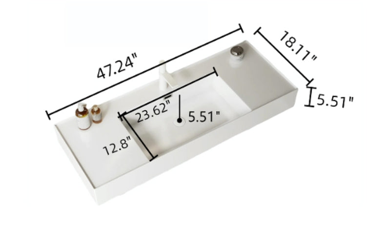 LEDE 48" Bathroom Vanity with Vessel Sink