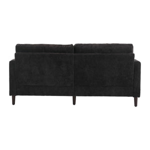 Mid Century Modern Fabric Loveseat Sofa, 2 Seat Upholstered Couch