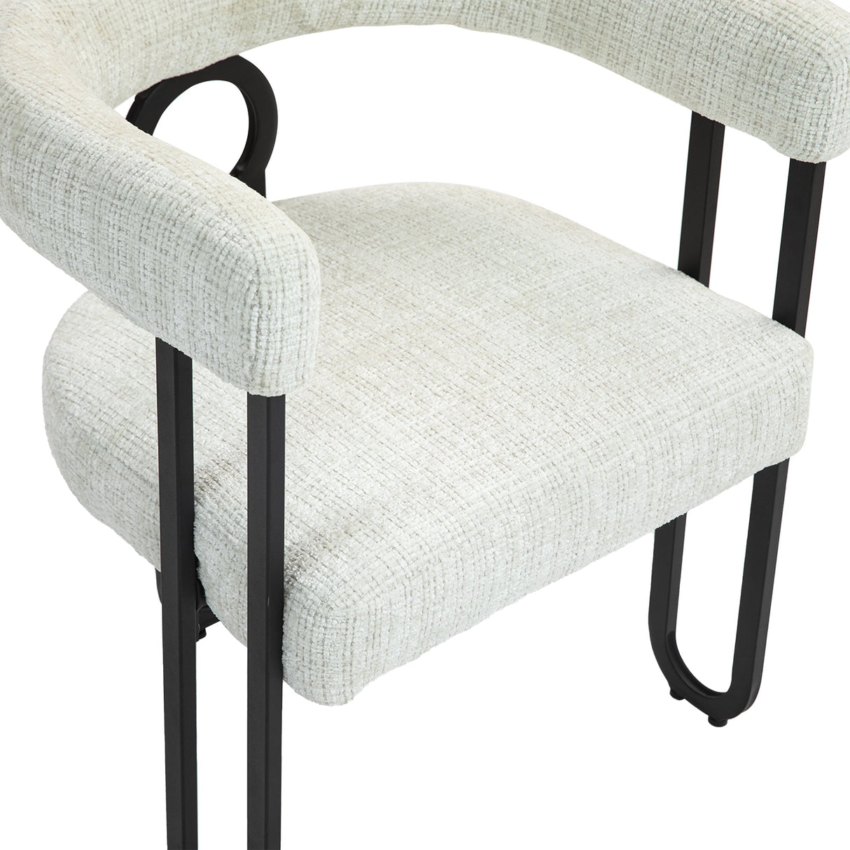 House hold contemporary designed upholstered accent/dining chair/barrel side chairs set of 2