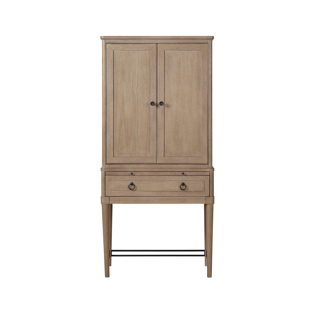 Bar Cabinet in Sand Colored Finish