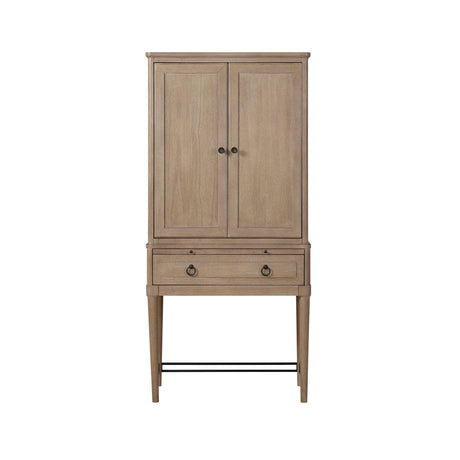 Bar Cabinet in Sand Colored Finish