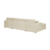 The Sara Modular Corduroy U-Shaped Sectional Sofa