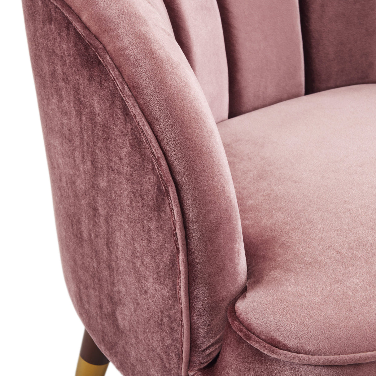 Upholstered Barrel Accent Chair