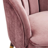 Upholstered Barrel Accent Chair