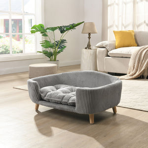 Elevated - Dog Bed Frame For Small Dog, Pet Couch Bed With Legs And Supportive Foam, Easy Assembly