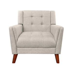 Luminaesque - Fabric Upholstered Armchair With Tufted Back