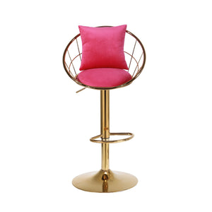Unique Design Bar Chair, 360 Degree Rotation, Adjustable Height, Suitable For Dining Room And Bar