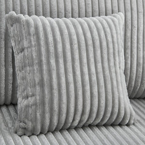 Modern Chaise Sofa With Adjustable Backrest, Cup Holders, Phone Holder & Storage Compartments For Living Room