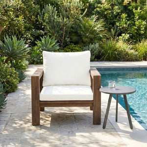 Stylish Outdoor Armchair With Cushion For Garden