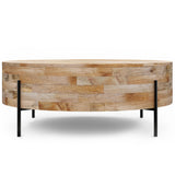 Rayburn Drum Coffee Table - Natural