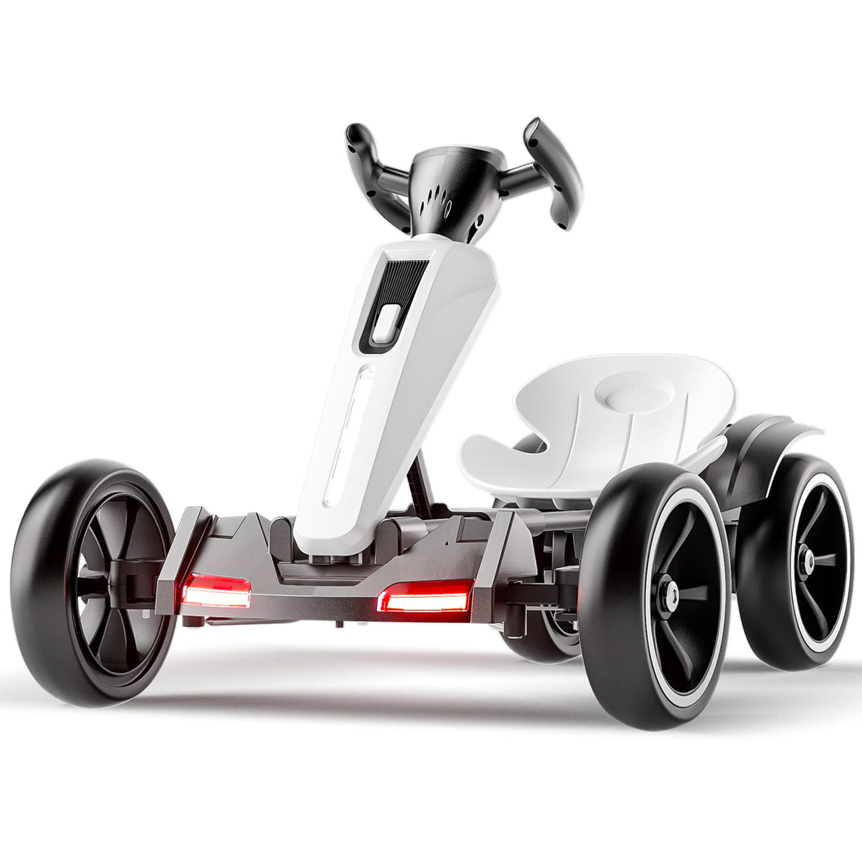 Electric Kids Pedal Go Kart With Adjustable Seat and Foldable Design