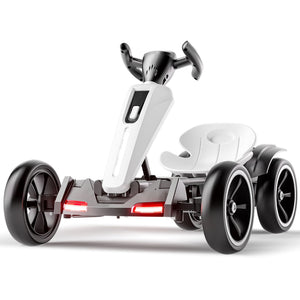 Electric Kids Pedal Go Kart With Adjustable Seat and Foldable Design