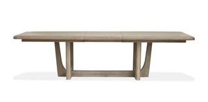 Braelyn - Extendable Trestle Dining Table - Dorian Gray
