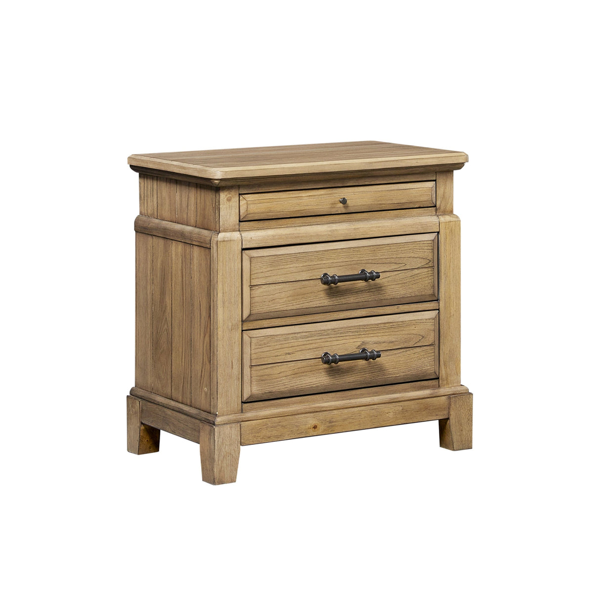 2 Drawer Nightstand w/ Tray