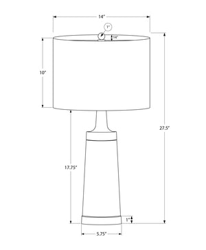 Lighting Table Lamp Resin Contemporary - Black / Cream