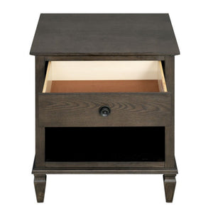 Victoria Nightstand with Open Storage - French Design - Multiple Colors