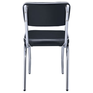 Open Back Upholstered Side Chairs (Set of 2)