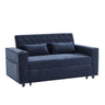 Pull-Out Sofa Bed Convertible Couch With Adjustable Backrest For Living Room