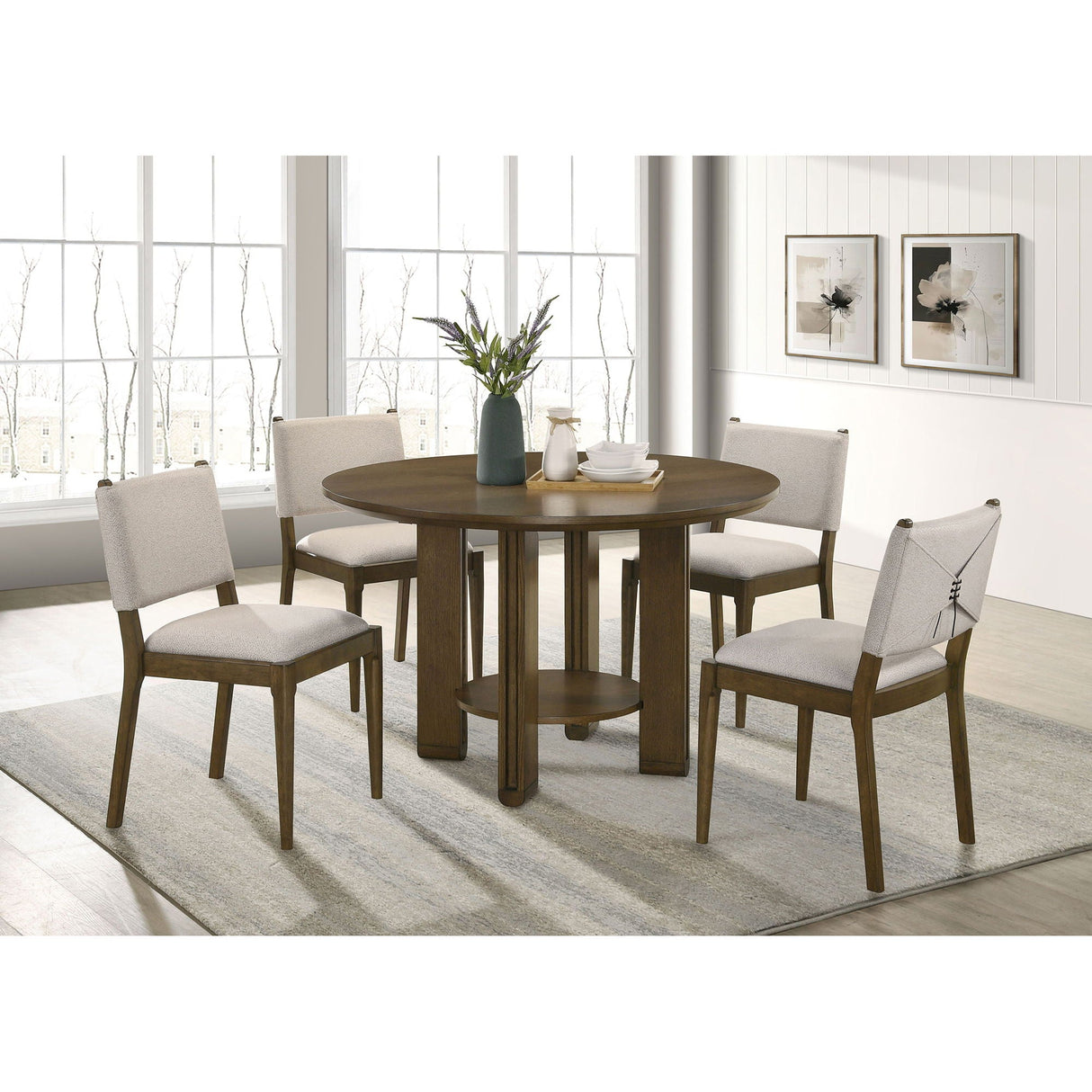 Crispin - Upholstered Dining Chair (Set of 2) - Brown