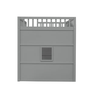 Elegant House Loft Bed With Ladder