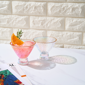 Dulce Martini Cocktail Glassware, Set of 2