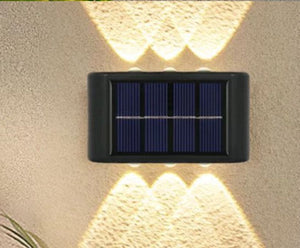 4-Pack Solar Outdoor Wall LED Light