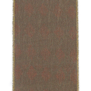 4" Diamond Velvet Jewel Deluxe Ribbon: Wine (5 Yards)