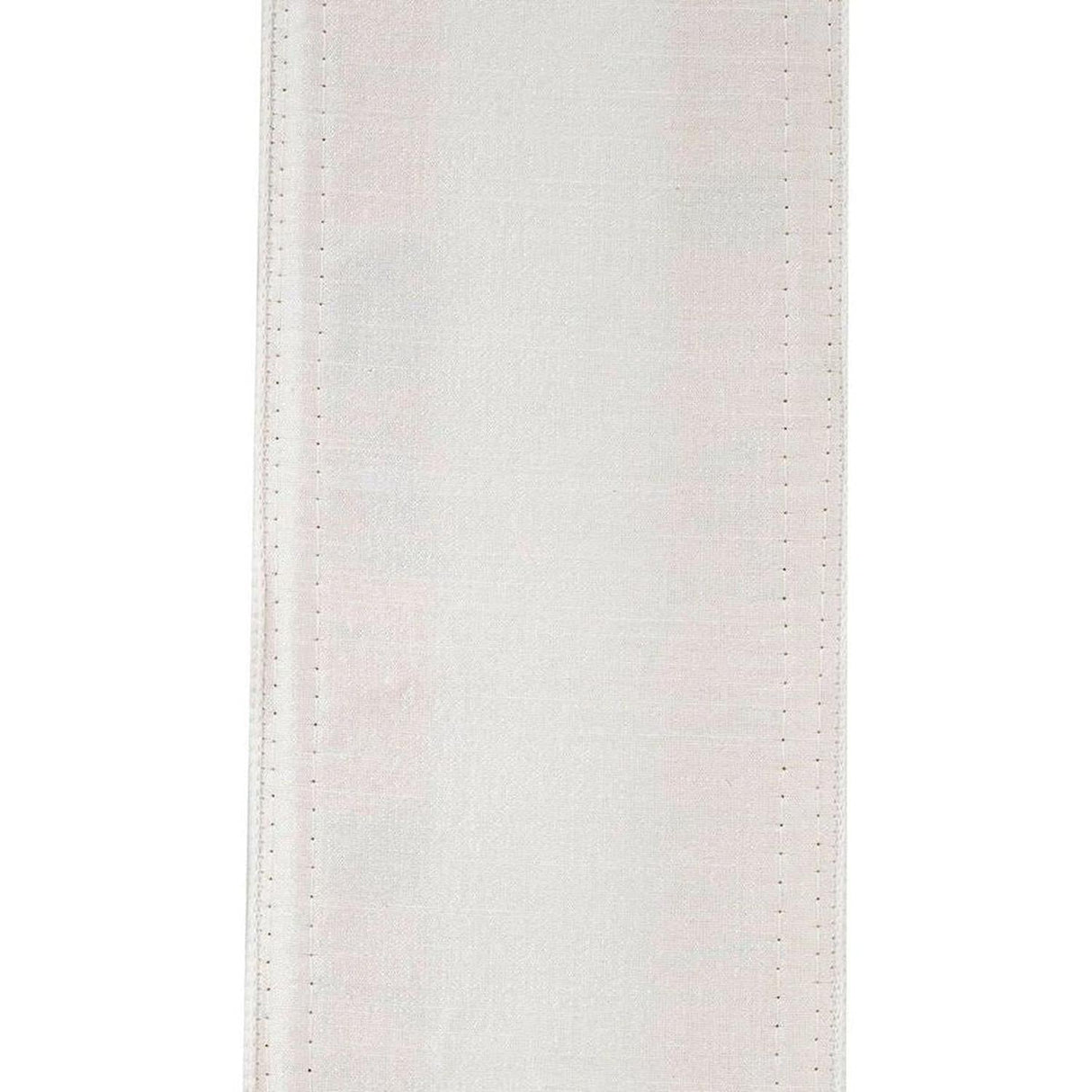 4" Dupioni Multi Fringe Edge Ribbon: White (5 Yards)