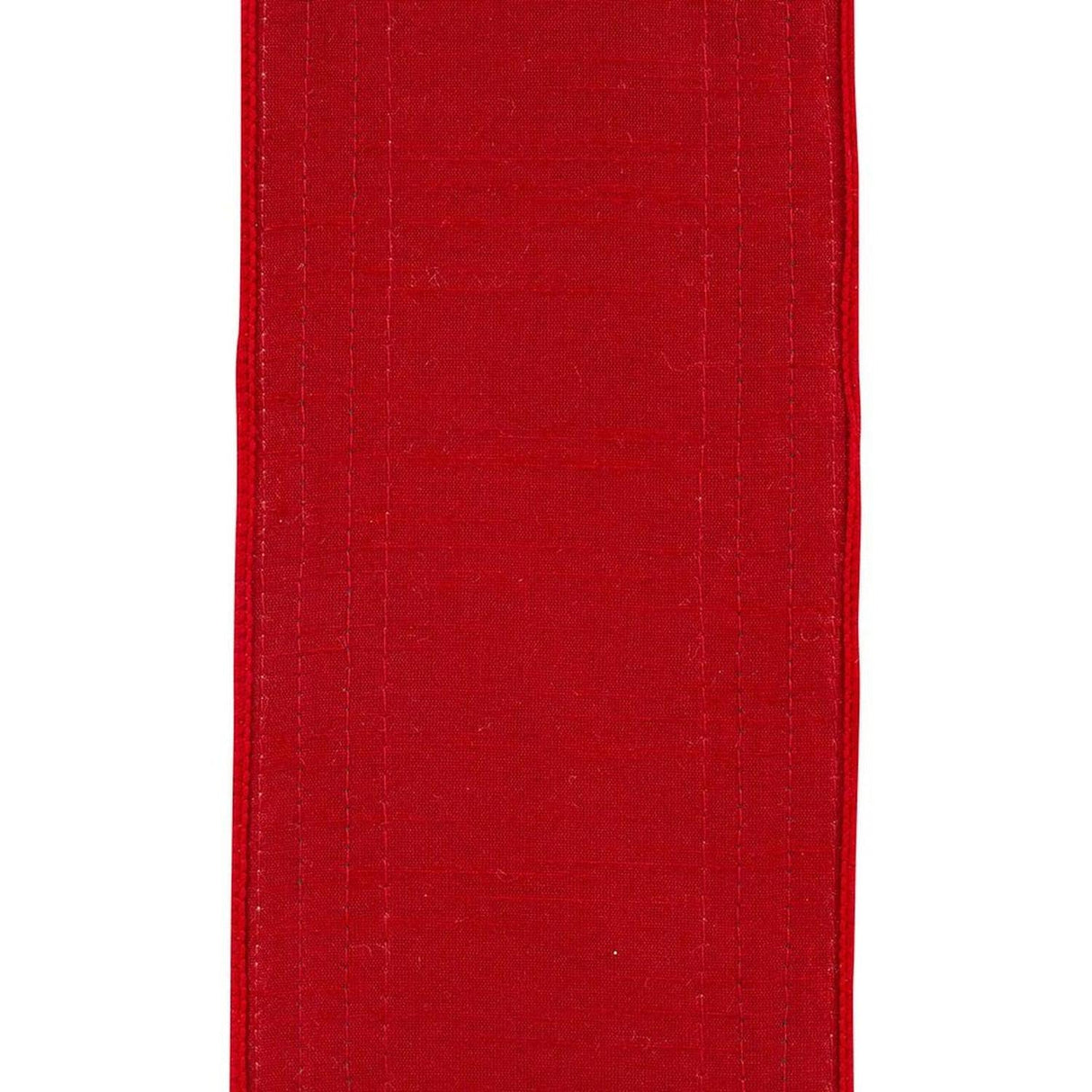 4" Dupioni Regalia Glitter Edge Ribbon: Red (5 Yards)