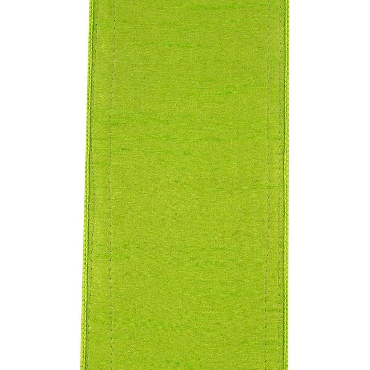 4" Dupioni Trimming Fringe Ribbon: Lime/Orange (5 Yards)