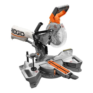 Used - Light Use - RIDGID 18V Brushless 7-1/4 in. Dual Bevel Sliding Miter Saw (Tool Only)