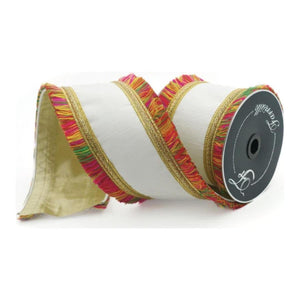 4" Multi Festival Fringe Ribbon: Multi (10 Yards)