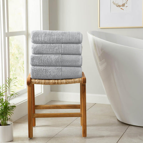 4 pack cotton bath towels - kasper collection - Tuesday Morning - Bath Towels